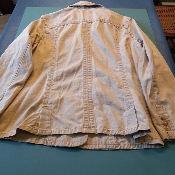 Eddie Bauer Womens Cotton XL  Button Down Long Sleeve Three Front Pockets Jacket - Picture 7 of 7